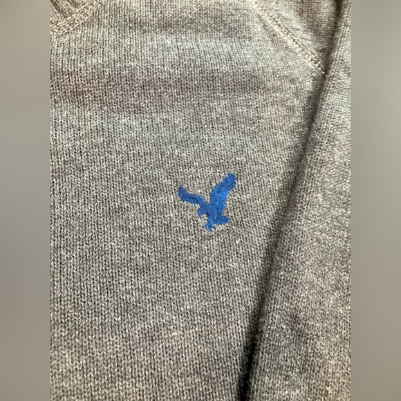 Vintage American Eagle Outfitters Cotton Gray Sweater men’s size Large - Picture 3 of 6